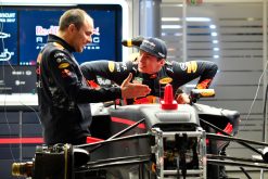 F1 Foto Poster van Max Verstappen tijdens de GP van China, Red Bull Racing 2017
