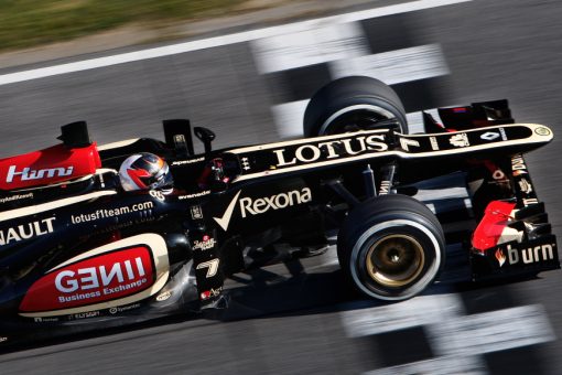 Kimi Raikkonen in de Lotus 2013