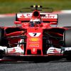 Foto Poster Kimi Raikkonen tijdens de GP van Spanje, F1 Ferrari Team 2017