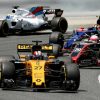 Foto Poster Nico Hulkenberg tijdens de GP van Spanje, F1 Renault Team 2017