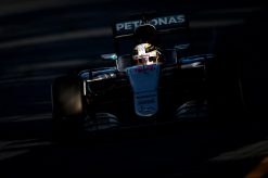 Foto Poster Lewis Hamilton tijdens de GP van Australie, F1 Mercedes Team 2016
