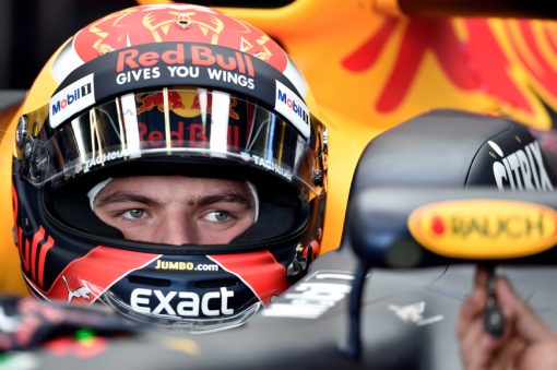 Max Verstappen tijdens de GP van Australie, Red Bull Racing 2017