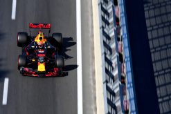 F1 Foto Poster van Max Verstappen tijdens de GP van Baku, Red Bull Racing 2017