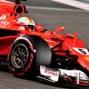 Foto Poster Sebastian Vettel tijdens de GP van Abu Dhabi, F1 Ferrari Team 2017