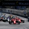 Foto Poster Kimi Raikkonen tijdens de GP van Monaco, F1 Ferrari Team 2017
