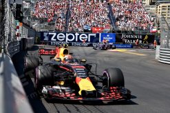 F1 Foto Poster van Max Verstappen tijdens de GP van Monaco, Red Bull Racing 2017