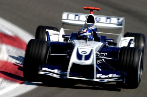 Foto Poster Juan Pablo Montoya in actie, F1 Williams Team 2004