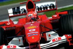 F1 Poster Michael Schumacher in actie, Ferrari 2004