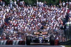 Alain Prost 1993 actie foto GP Canada