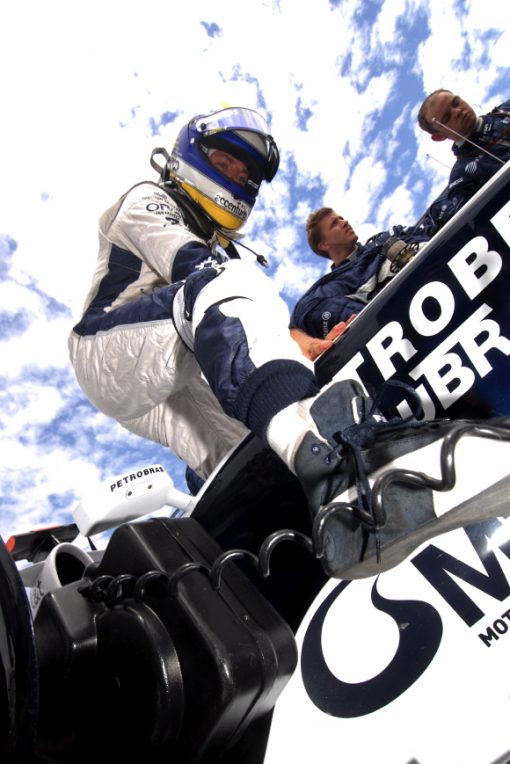 Foto Poster Nico Rosberg in Actie, F1 Williams Team 2008