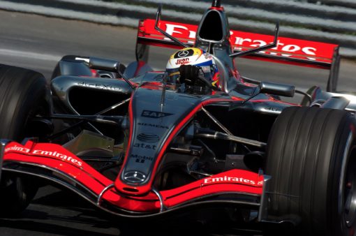 Foto Poster Juan Pablo Montoya in actie, F1 McLaren Team 2006