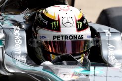 Foto Poster Lewis Hamilton tijdens de GP van China, F1 Mercedes Team 2015