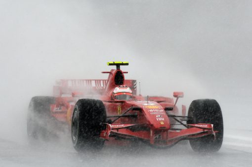 Kimi Raikkonen - Ferrari tijdens de Grand Prix van Europa 2007 