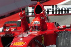F1 Poster Michael Schumacher winnaar, Ferrari 2004