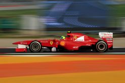 Foto Poster Felipe Massa in actie, F1 Ferrari Team 2011