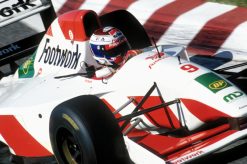 Jos Verstappen tijdens de F1 Test in Estoril 1993