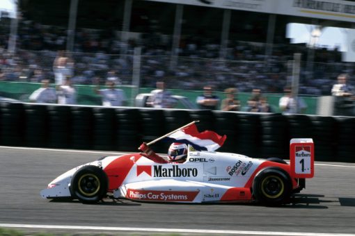 Foto Poster Jos Verstappen Wint de Masters F3 op Circuit Park Zandvoort 1993