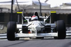 Foto Poster Jos Verstappen tijdens de GP van Monaco, F1 Tyrrell Team 1997