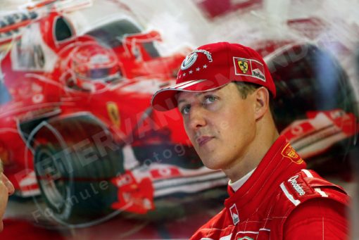 F1 Poster Michael Schumacher Portret, Ferrari 2004