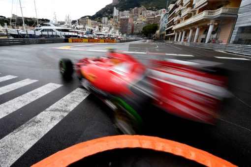 Kimi Raikkonen - Ferrari tijdens de Grand Prix van Monaco 2015.