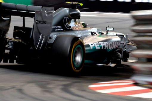 Foto Poster Nico Rosberg in Actie, F1 Mercedes Team 2014