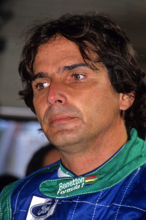 Foto Poster Nelson Piquet Portret, F1 Benetton Team 1990