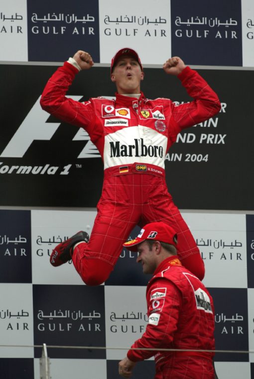 F1 Poster Michael Schumacher op het podium, Ferrari 2004