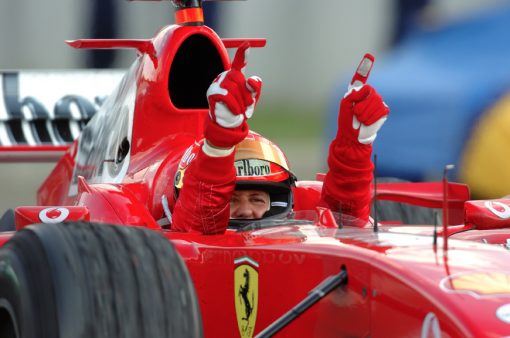 F1 Poster Michael Schumacher winnaar, Ferrari 2004