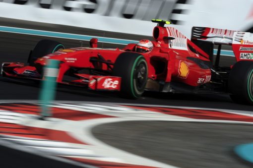 Kimi Raikkonen - Ferrari tijdens de Grand Prix van Abu-Dhabi 2009