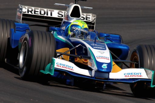 Foto Poster Felipe Massa in actie, F1 Sauber Team 2005