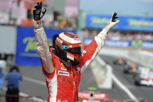 Kimi Raikkonen - Ferrari Winnaar van de Grand Prix van Spanje 2008