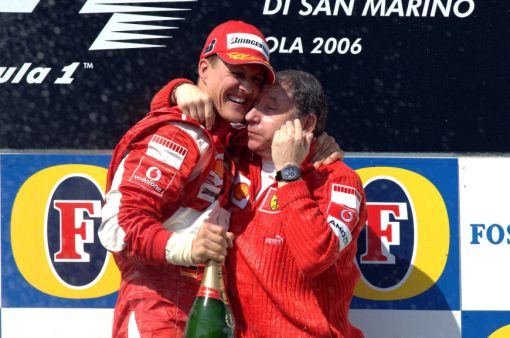 F1 Poster Michael Schumacher op het podium, Ferrari 2006
