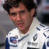 Portret van Ayrton Senna van het F1 Team Williams tijdens de Grand Prix van Italie, Formule 1 Seizoen 1994.