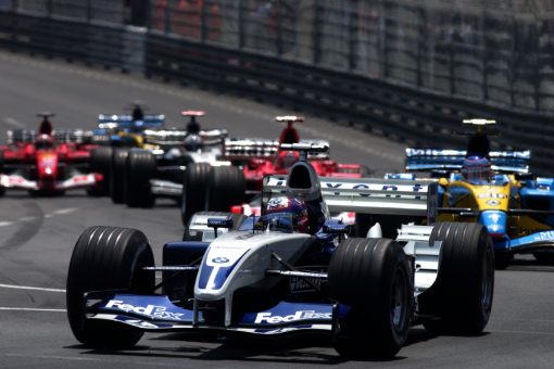 Foto Poster Juan Pablo Montoya in actie, F1 Williams Team 2003