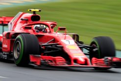 Kimi Raikkonen Ferrari GP Australie 2018 als Poster