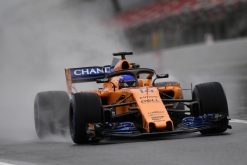 Fernando Alonso van het F1 McLaren tijdens de Wintertest Barcelona, Formule 1 Seizoen 2018