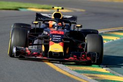 Max Verstappen - Red Bull Racing in actie tijdens de Grand Prix van Australie, Formule 1 Seizoen 2018