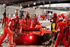 Kimi Raikkonen Ferrari GP Bahrein 2018 als Poster