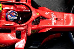 Kimi Raikkonen Ferrari GP Spanje 2018 als Poster