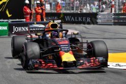 Daniel Ricciardo - Red Bull Racing in Actie tijdens de GP van Monaco - Monte Carlo Formule 1 Seizoen 2018