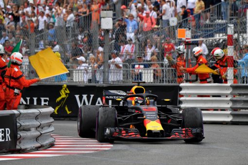Haal de Formule 1 in huis met een Foto van Daniel Ricciardo – Red Bull Racing Winnaar van de Grand Prix van Monaco 2018 – Welke te bestellen is als Poster, Ingelijst, Acrylglas, Alu-Dibond, Canvas, Forex of maak je eigen F1 Puzzel, Nieuw in ons assortiment F1 Behang.