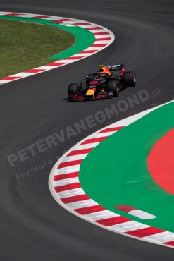 Max Verstappen Red Bull Racing GP Spanje 2018 als Poster