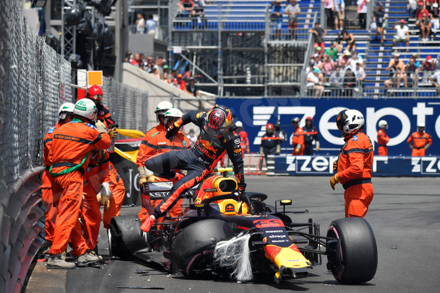 Max Verstappen Crash Monaco 2018 | De site vol Formule 1 ...