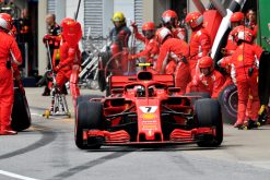 Kimi Raikkonen Ferrari GP Canada 2018 als Poster