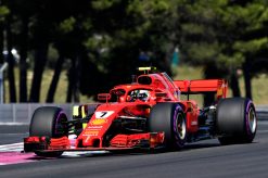 Kimi Raikkonen Ferrari GP Oostenrijk 2018 als Poster