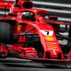 Kimi Raikkonen Ferrari GP Monaco 2018 als Poster