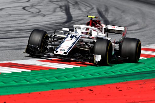 Charles Leclerc Actie - GP Oostenrijk 2018