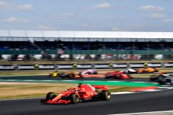Foto Poster Sebastian Vettel - Ferrari Winnaar GP Engeland - Silverstone Formule 1 Seizoen 2018