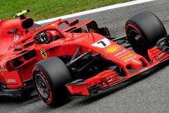 Kimi Raikkonen Ferrari GP Italie 2018 als Poster