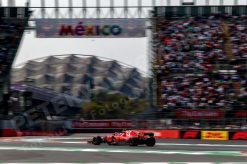 Kimi Raikkonen Ferrari Mexico 2018 als Poster